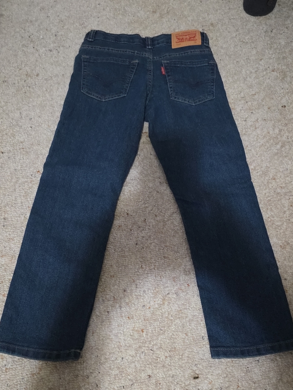 Levi's Dark Navy Kids Straight-Leg Jeans